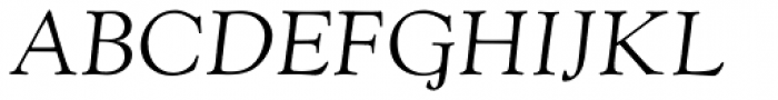 Goudy Old Style Pro Italic Font UPPERCASE