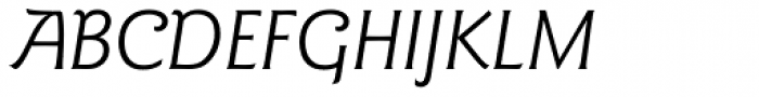 Goudy Sans Book Italic Font UPPERCASE
