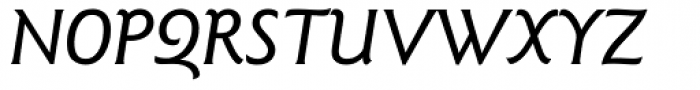 Goudy Sans Medium Italic Font UPPERCASE