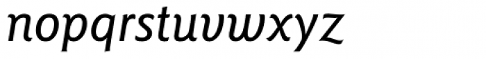 Goudy Sans Medium Italic Font LOWERCASE