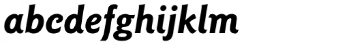 Goudy Sans Pro Bold Italic Font LOWERCASE