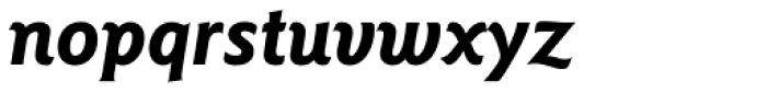 Goudy Sans Pro Bold Italic Font LOWERCASE