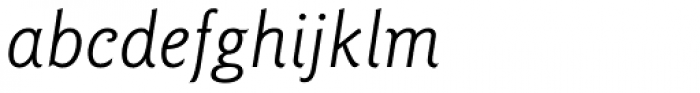 Goudy Sans Pro Book Italic Font LOWERCASE
