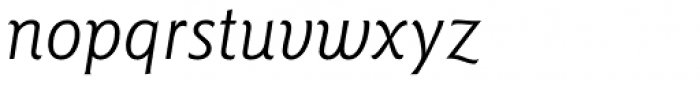 Goudy Sans Pro Book Italic Font LOWERCASE