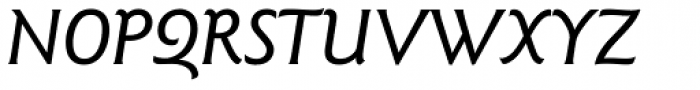 Goudy Sans Pro Medium Italic Font UPPERCASE