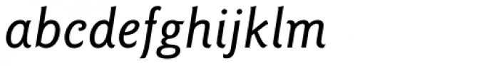 Goudy Sans Pro Medium Italic Font LOWERCASE