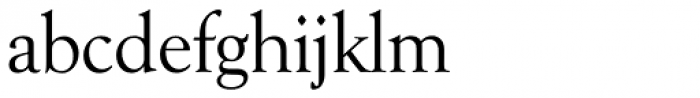 Goudy Serial Font LOWERCASE