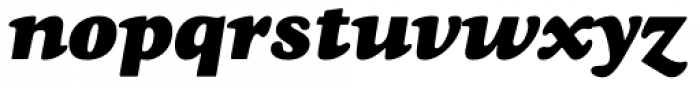 Goudy Std Heavyface Italic Font LOWERCASE