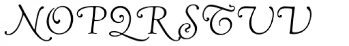Goudy Swash Light Italic Font UPPERCASE