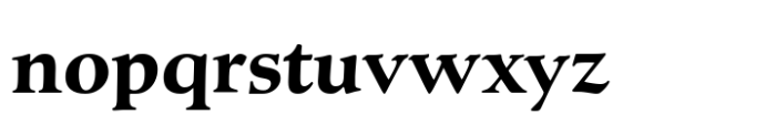 Goudy Type Bold Font LOWERCASE