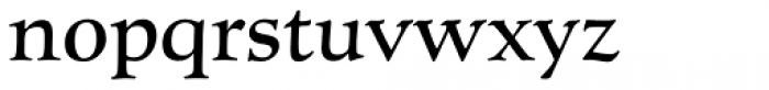 Goudy Type Font LOWERCASE