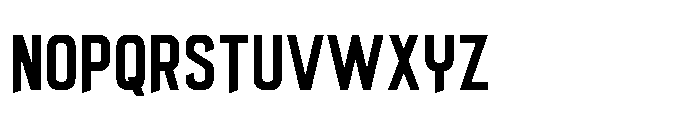 Govten Cut Bold Font UPPERCASE