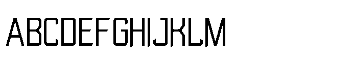 Govten Cut Light Font UPPERCASE