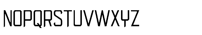 Govten Cut Light Font UPPERCASE