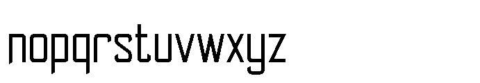 Govten Cut Light Font LOWERCASE