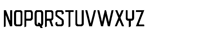 Govten Cut Regular Font UPPERCASE