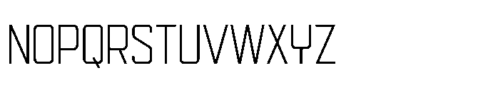 Govten St Thin Font UPPERCASE