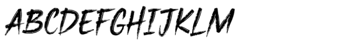 Gowar Brush Font UPPERCASE