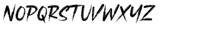 Gowar Brush Font UPPERCASE