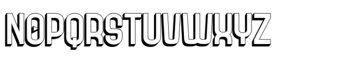 Goxac Shadow Font UPPERCASE