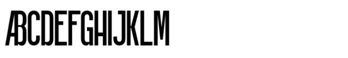 Gozera Condensed Font UPPERCASE