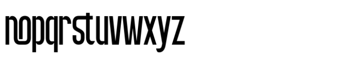 Gozera Condensed Font LOWERCASE