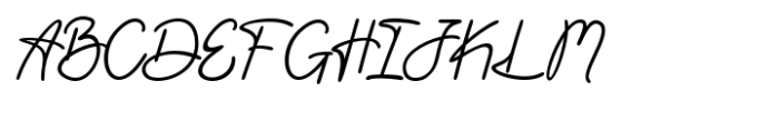 Gozera Script Font UPPERCASE
