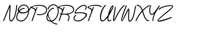 Gozera Script Font UPPERCASE