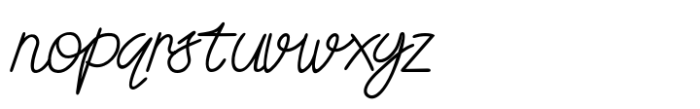 Gozera Script Font LOWERCASE