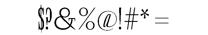 Golgotha Atlas Font OTHER CHARS