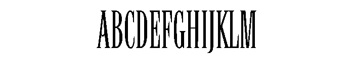 Golgotha Atlas Font UPPERCASE
