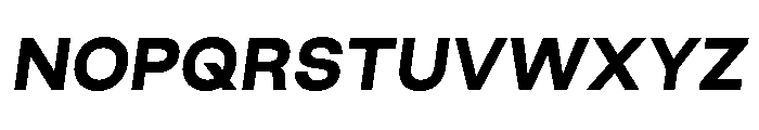 GoodSans BlackItalic Font UPPERCASE