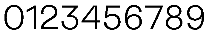 GoodSans ExtraLight Font OTHER CHARS