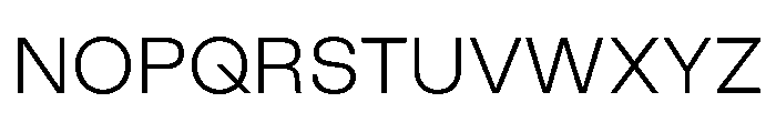 GoodSans ExtraLight Font UPPERCASE