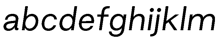 GoodSans LightItalic FONT