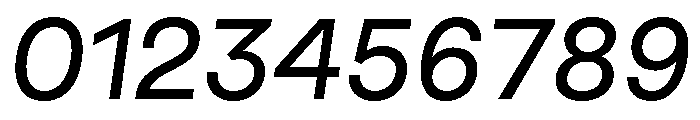 GoodSans RegularItalic Font OTHER CHARS