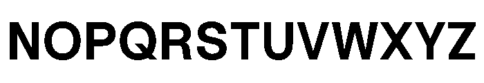 GoodSansText Bold Font UPPERCASE