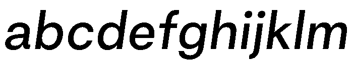 GoodSansText MediumItalic FONT