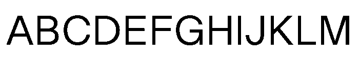 GoodSansText Regular Font UPPERCASE