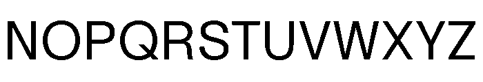 GoodSansText Regular Font UPPERCASE