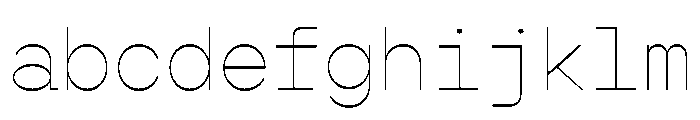 GopherMono Hairline FONT