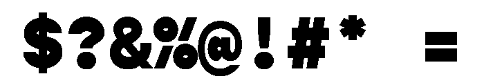 GopherMono Heavy Font OTHER CHARS