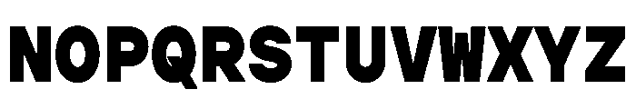 GopherMono Heavy Font UPPERCASE