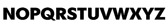 Gosh Black Instance Font UPPERCASE