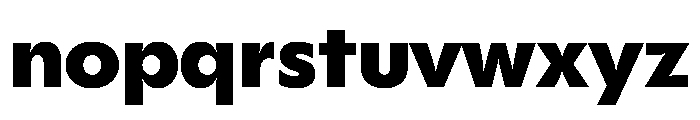 Gosh Black Instance Font LOWERCASE