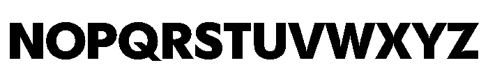 Gosh Black Font UPPERCASE