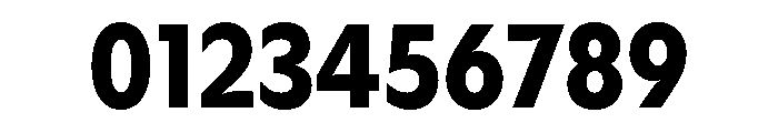 Gosh BlackCondensed Font OTHER CHARS