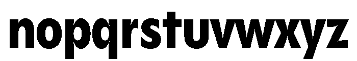 Gosh BlackCondensed Font LOWERCASE