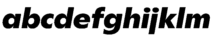 Gosh BlackItalic Instance FONT