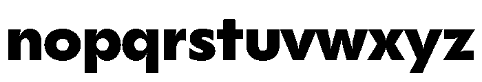 Gosh Black Font LOWERCASE
